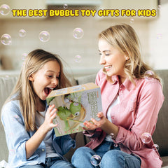 Safe durable ABS plastic construction of the bubble machine