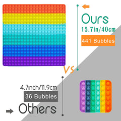 UimoKi 441 Bubbles Family-Size Pop It encourages shared focus and fun