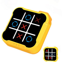 Uimomn tic-tac-toe 4-in-1 handheld game for portable learning and fun.
