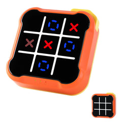 uimomn 4-in-1 Tic Tac Toe orange front view for compact play