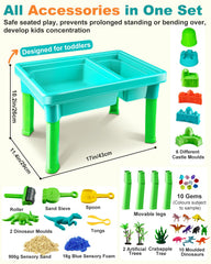 Uiopy Sandbox Kit gems hidden in kinetic sand inviting digging