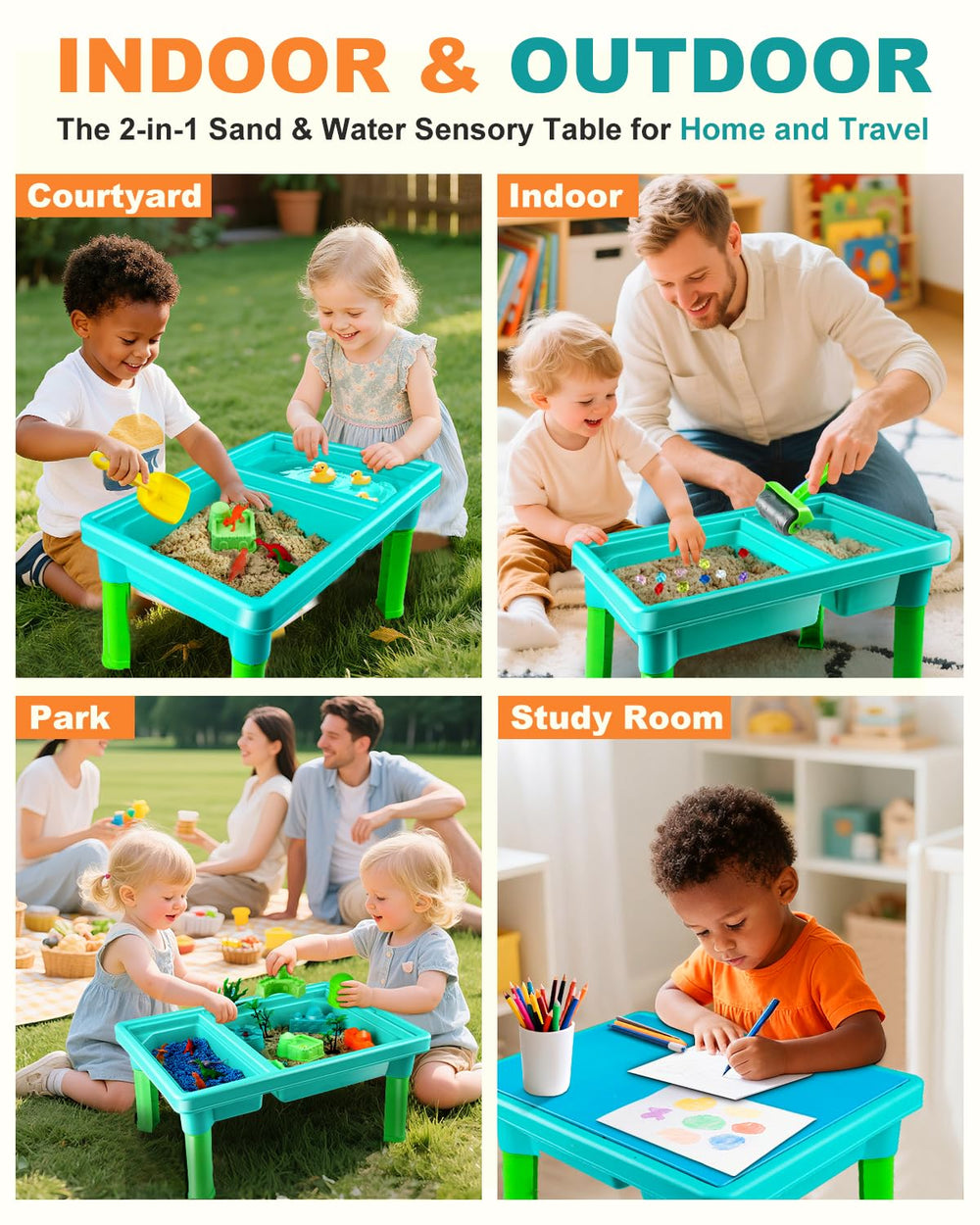 Uiopy Sandbox Kit BPA-free materials for safe tactile exploration