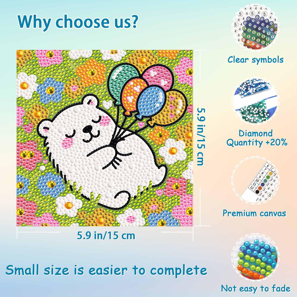 UiSdfuy Diamond Art Kit for kids parrot canvas brings vibrant hues to imaginative projects.