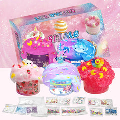 UIVIEHIR Galaxy slime container delivers vibrant visuals and calm focus.