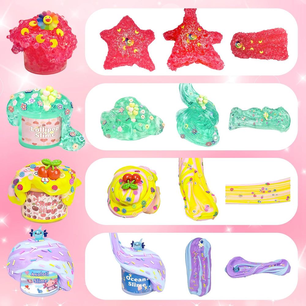 UIVIEHIR Universe theme slime container sparks imagination during playtime.