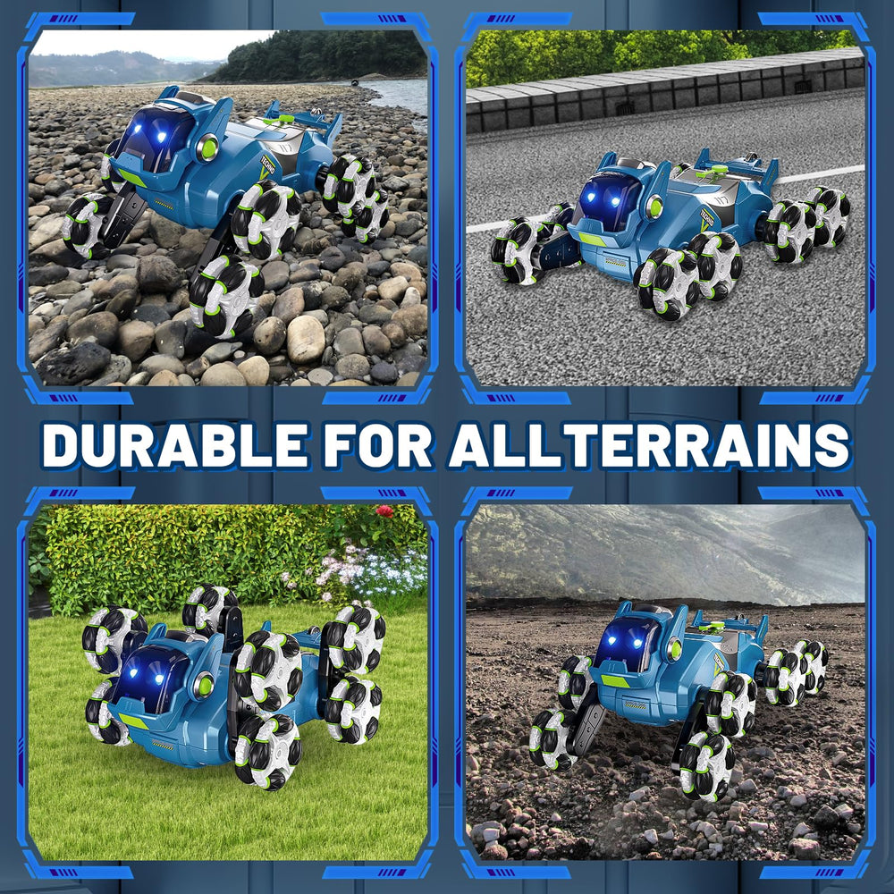 UJROQI RC stunt car makes a great gift idea for kids.
