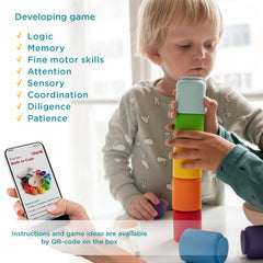 Ulanik portable sorting toy ideal for car trips and travel.