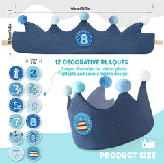Ulibanner crown adjustable strap ensures comfy fit for toddlers