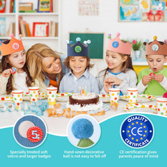 Ulibanner crown with numbered patches for growing milestones