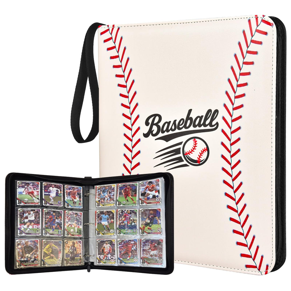 ULLTOON Baseball Card Binder cover, sporty design for collectors.