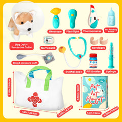 ULOVEME Doctor Kit carrying bag keeps all pieces organized during travel