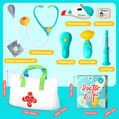 ULOVEME Doctor Kit child-friendly design ensures safe, easy-grasp tools for little hands.