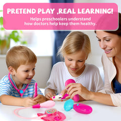 ULOVEME doctor kit carrying bag keeps all pieces organized.
