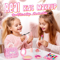 ULOVEME kids makeup color palette: vibrant, washable shades for easy cleanup