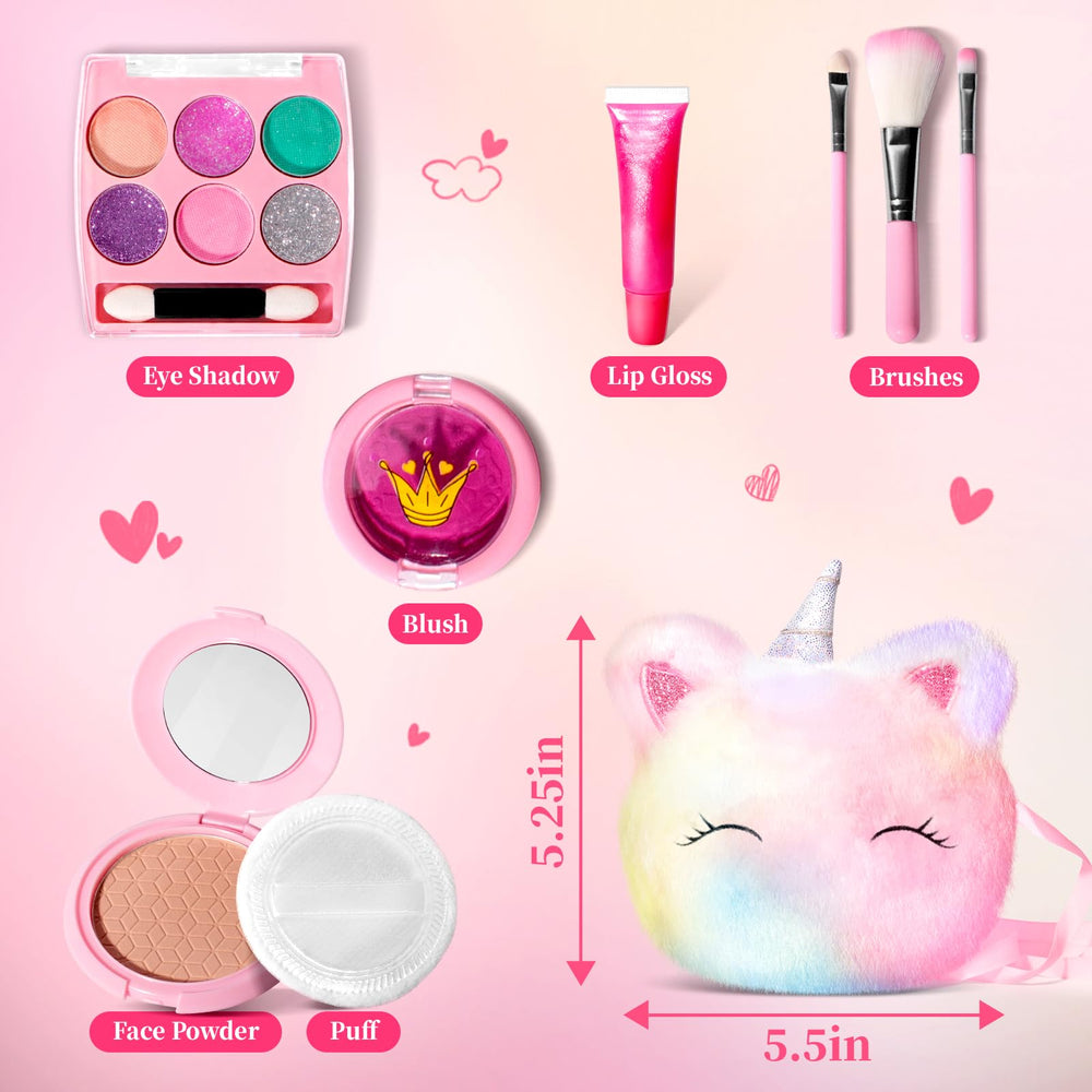 ULOVEME Kids Makeup Kit encourages social play and sharing during pretend makeup sessions