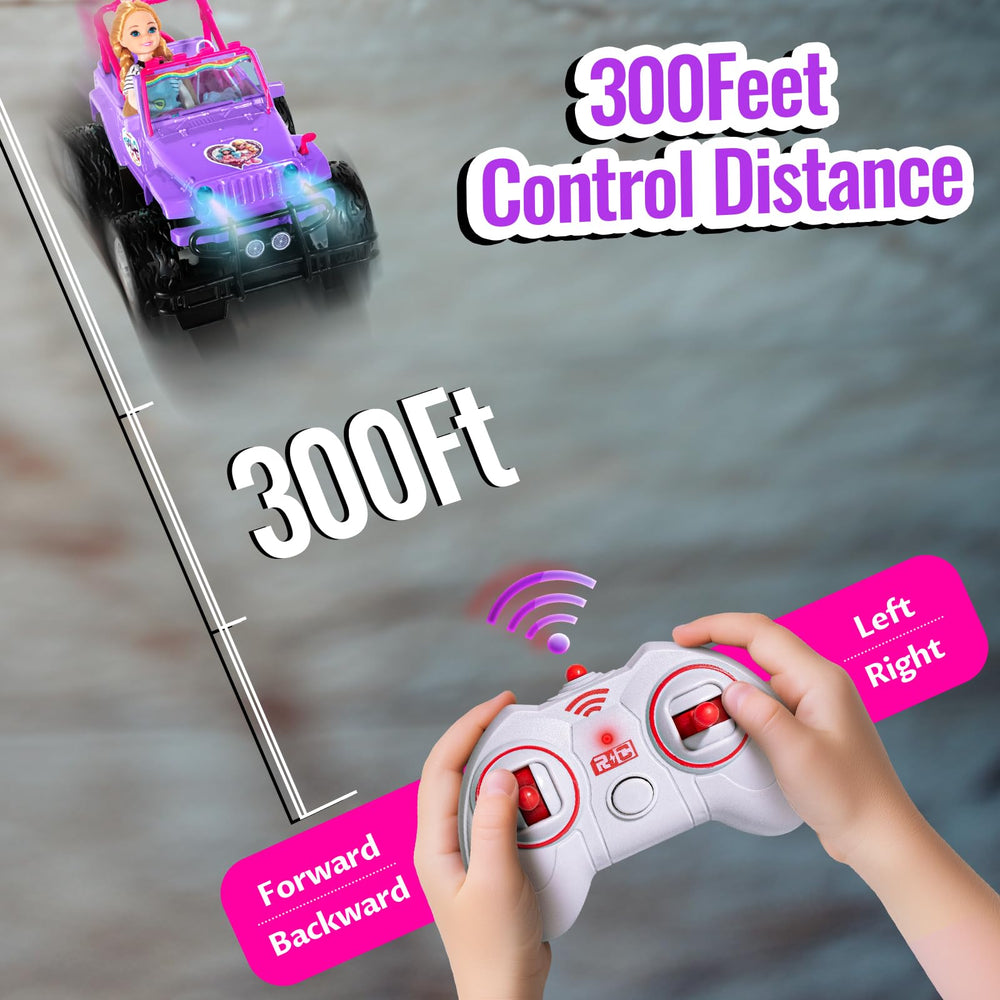 Uloveme Purple off-road truck handles outdoor trails