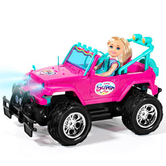ULOVEME RC Cars hot pink trunk storage for accessories during play