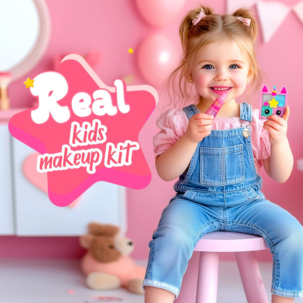 ULOVEME Umicorn washable makeup keeps cleanup simple after play