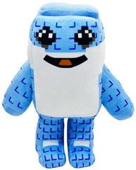 ULTHOOL Brainrot plush blue, close-up showing soft fabric and detailed stitching