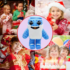 ULTHOOL Brainrot blue plush, gift-ready desk companion for fans