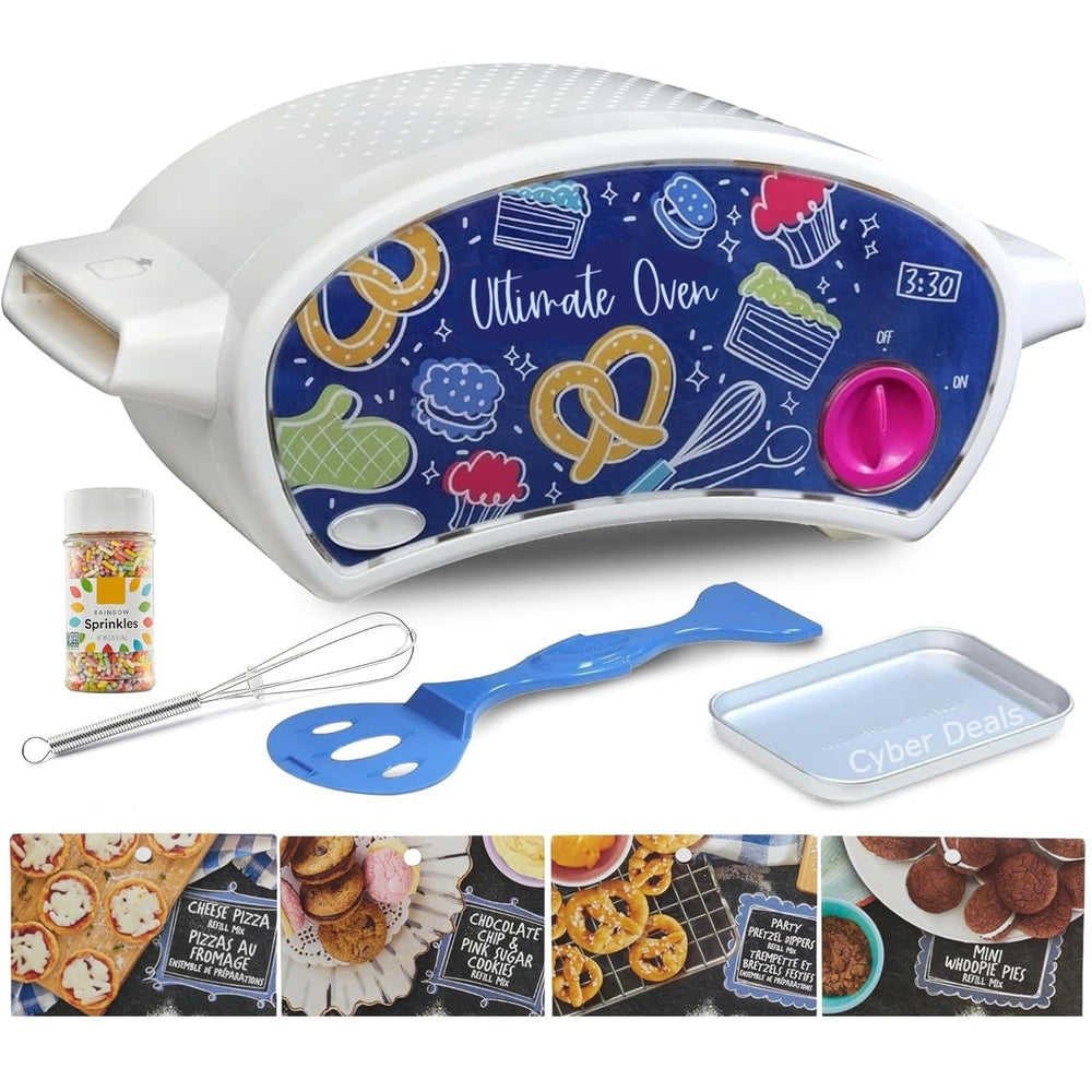 Ultimate Easy Bake Bundle oven: kid-friendly baking station for imaginative treats.