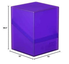 Ultimate Guard Boulder 100+ amethyst soft-touch finish for comfortable grip