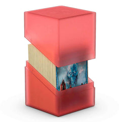 Ultimate Guard Boulder 100 deck case ruby closed lid for secure transport