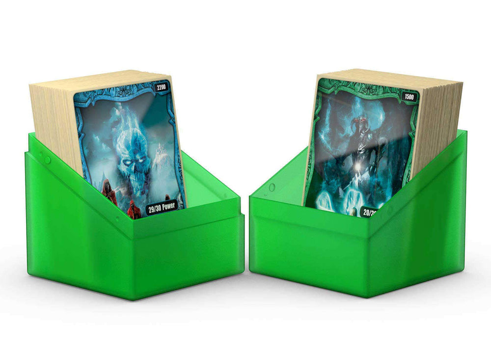 Ultimate Guard Boulder Emerald deck case, compact travel companion for tournaments.