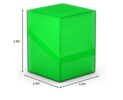 Ultimate Guard Boulder Emerald deck case, designed to interlock with other cases.