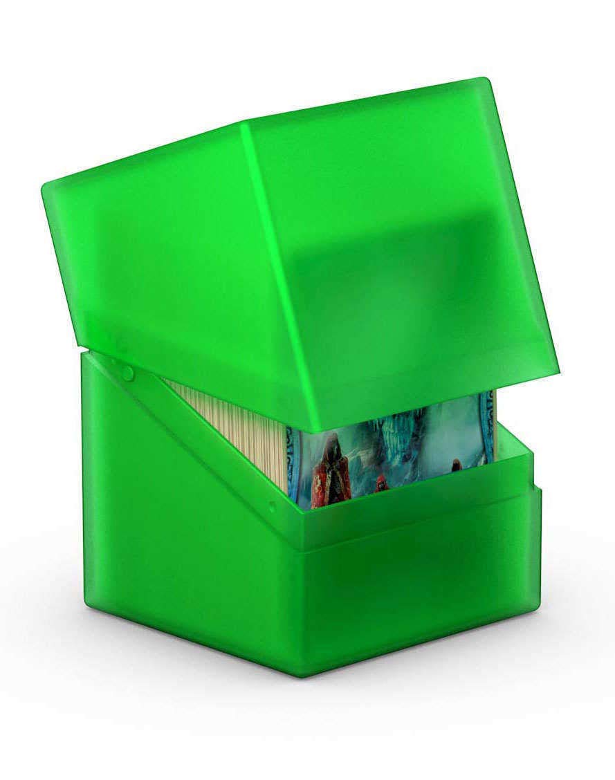 Ultimate Guard Boulder Emerald deck case, modular design for stacking with other products.