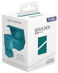 Ultimate Guard Boulder Solid 100+ deck case petrol, ideal for tournament transport and storage