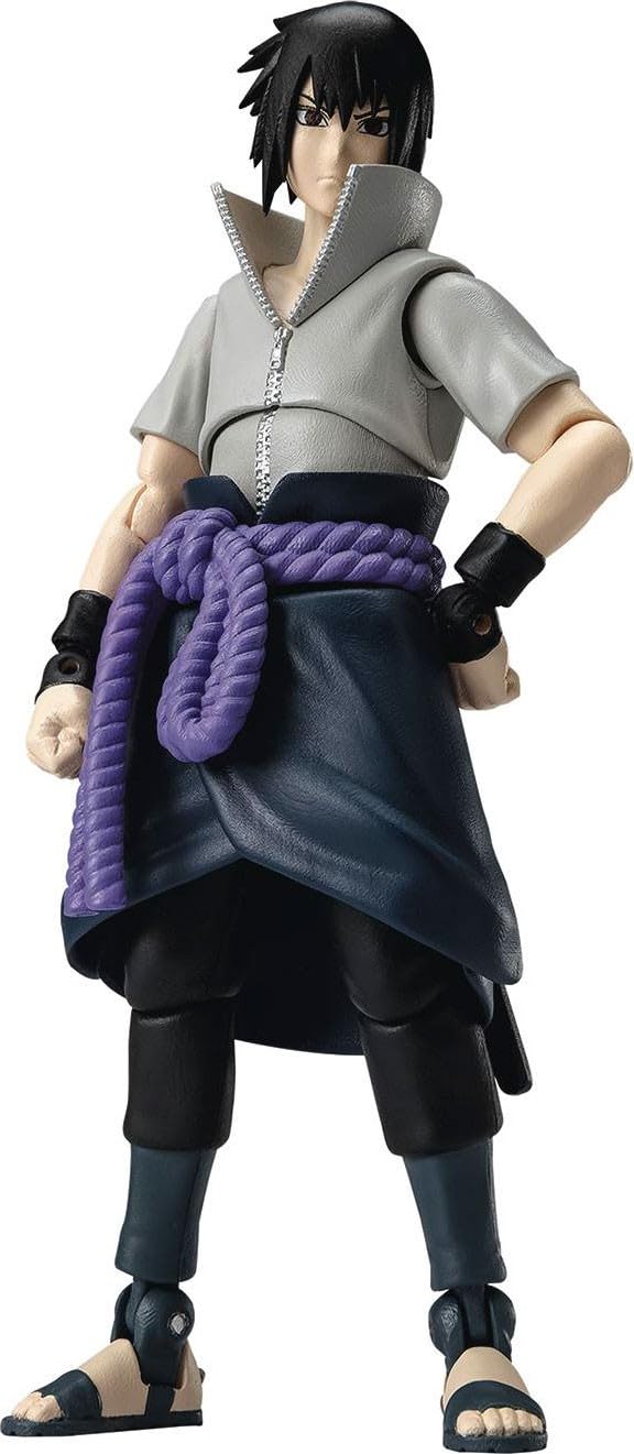 Ultimate Legends Naruto Sasuke Uchiha 5-inch figure front view for display and collection