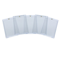 Ultra PRO 35-Point One-Touch Magnetic Card Holder clear front and back for easy viewing.