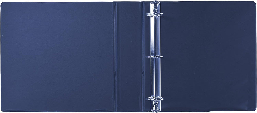 Ultra Pro 3in Blue Collectors Album with reinforced d-ring for easy page loading.