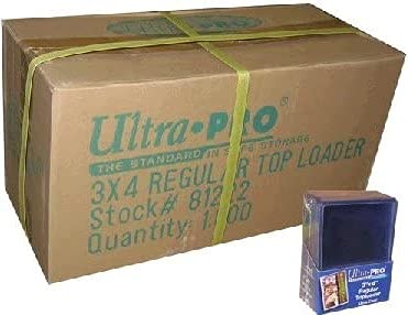 Ultra Pro clear top loader showing a 2.5 x 3.5 inch card for safe display and transport.