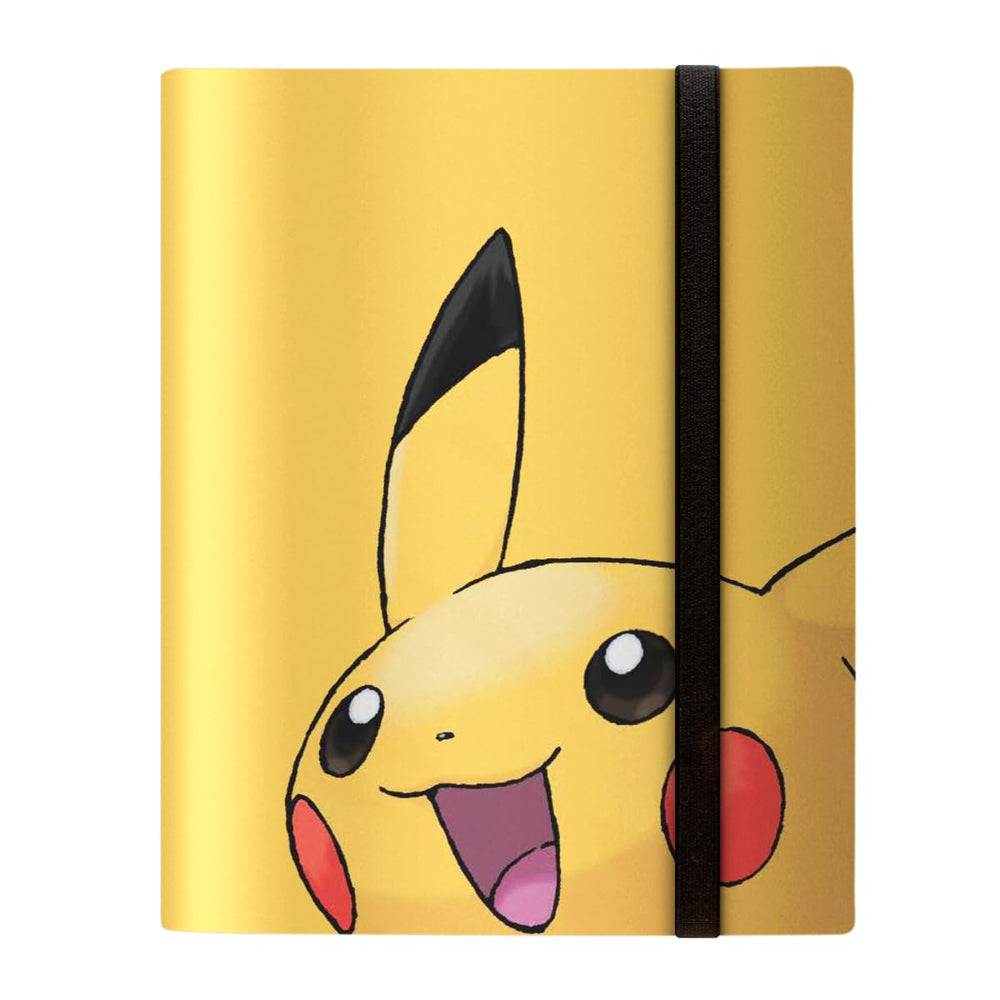 Ultra PRO Pikachu binder cover with vibrant art and archival pages for safe 360-card storage.
