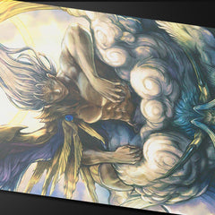 Ultra PRO playmat soft fabric protects MTG decks during sessions.