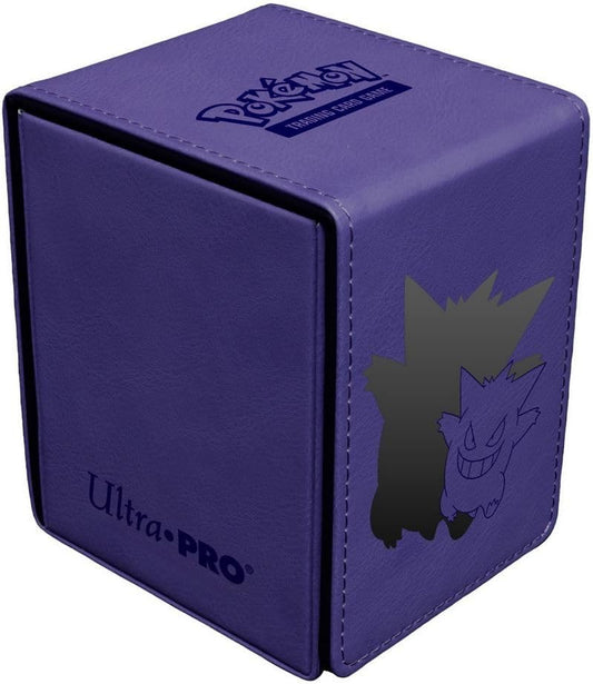Ultra Pro UP Elite Gengar Alcove Flip Deck Box with debossed Gengar for stylish card storage