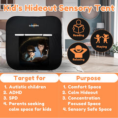 Ultrapopp light-projector-ready den supports cozy visuals during playtime