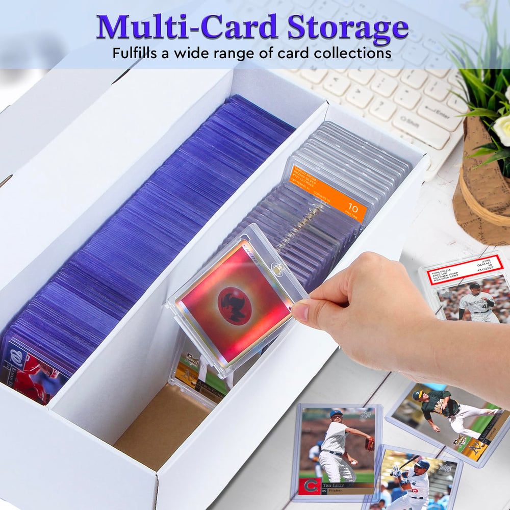 ULTRGEE 4-Pack wide use showcases versatility for TCG and sports cards.