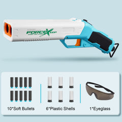 ULUCTROM kid-safe toy gun with soft foam darts supports imaginative, active play.