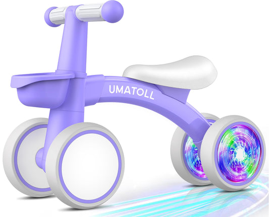 Umatoll baby bike with glow rear wheel inviting exploration and playtime benefits
