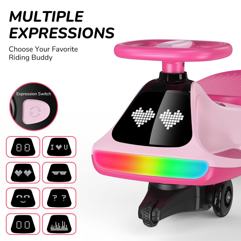Umatoll flashing wheel detail highlighting lighted wheels for night visibility