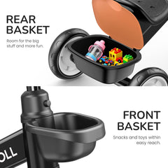 Umatoll tricycle rear wheels light up with every turn, no batteries needed