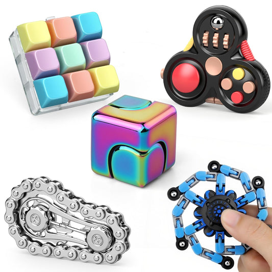 Umnodobn colorful mini keyboard fidget for focus and tactile satisfaction