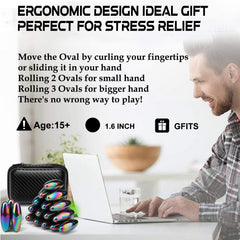Umnodobn Rattle Magnets Snake Eggs desk display enhances workspace aesthetics.