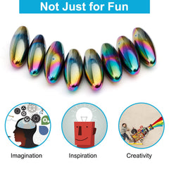 Umnodobn Rattle Magnets Snake Eggs durability highlights heavy-duty ferrite magnets.