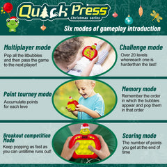 UMQYYMKO quick press game with multi-mode action and bright indicators.