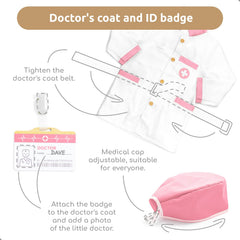 UMU wooden doctor kit toothbrush and floss promote healthy habits through play
