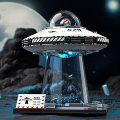 UNCLE BRICK Space UFO teleport effect enhances dramatic scenes.